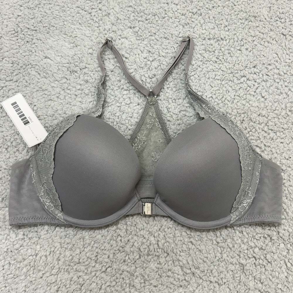 Gilly Hicks Bra 34B Plunge Nicole Plunge Front Close